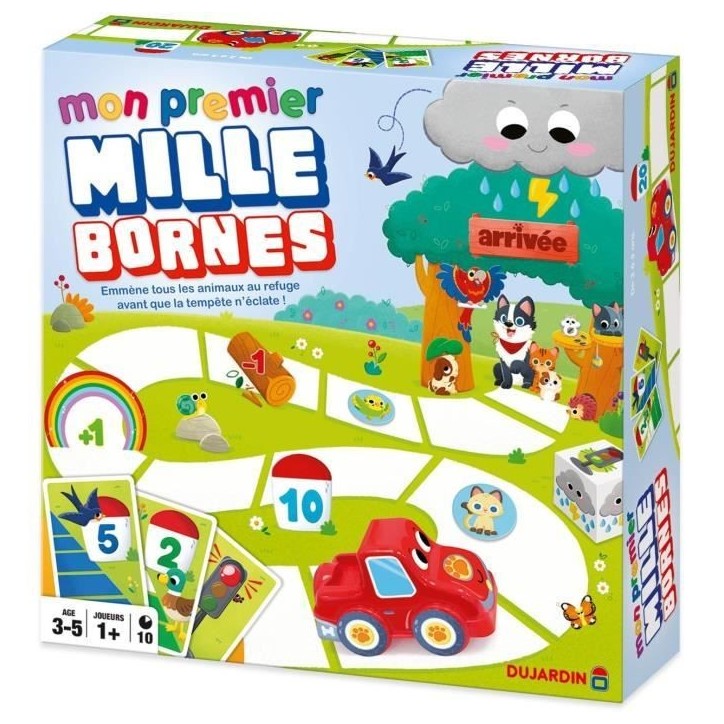 Mon premier Mille Bornes - Jeu de société - DUJARDIN - Des 3 ans Mon premier Mille Bornes - Jeu de société - DUJARDIN - Des 3 ans