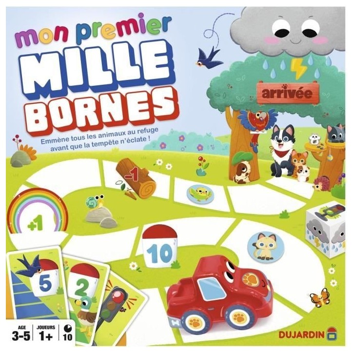 Mon premier Mille Bornes - Jeu de société - DUJARDIN - Des 3 ans Mon premier Mille Bornes - Jeu de société - DUJARDIN - Des 3 ans