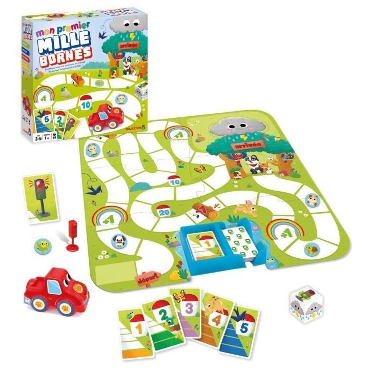 Mon premier Mille Bornes - Jeu de société - DUJARDIN - Des 3 ans Mon premier Mille Bornes - Jeu de société - DUJARDIN - Des 3 ans
