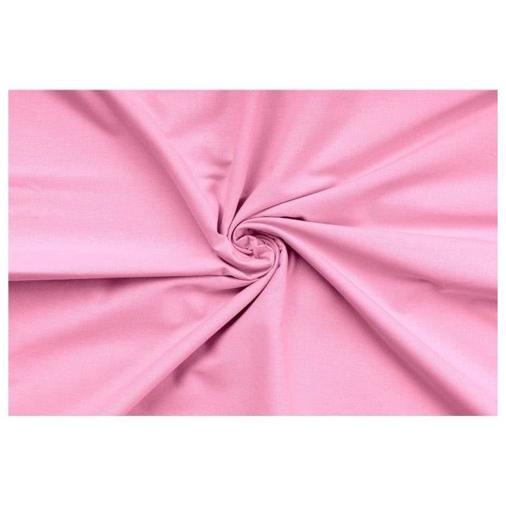 Parure de lit - 1 housse de couette 220 x 240 cm + 2 taies d'oreiller 60 x 60 cm - 100% coton renforcé - Rose Parure de lit - 1 housse de couette 220 x 240 cm + 2 taies d'oreiller 60 x 60 cm - 100% coton renforcé - Rose