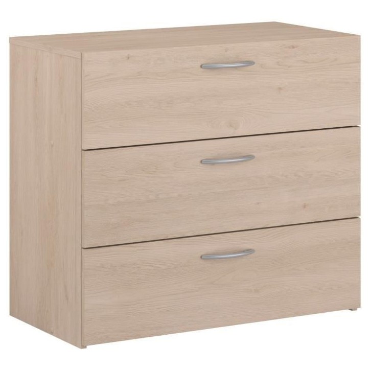 Commode - EASY LIFE - 3 tiroirs - Chene - 78,2 x 69,3 x 40,8 - PARISOT