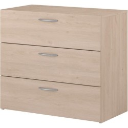 Commode - EASY LIFE - 3 tiroirs - Chene - 78,2 x 69,3 x 40,8 - PARISOT