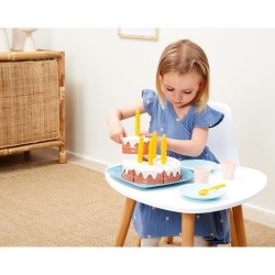 Gâteau d'anniversaire - ECOIFFIER - 1680 - Vert Azur - Joyeux anniver