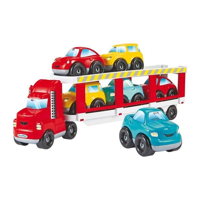 Camion porte-voitures ECOIFFIER - Abrick - Transporte 6 voitures sur 2