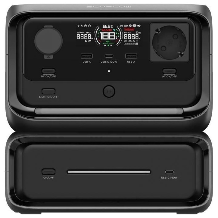 Batterie de démarrage - EcoFlow - RIVER 3 Max - Haute performance, systeme ASI, capacité extensible, batterie EB300 incluse Batterie de démarrage - EcoFlow - RIVER 3 Max - Haute performance, systeme ASI, capacité extensible, batterie EB300 incluse
