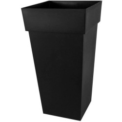 Pot de fleurs Carré XXL 43 cm - EDA - Toscane - 98 L - 43,3 x 43,3 x