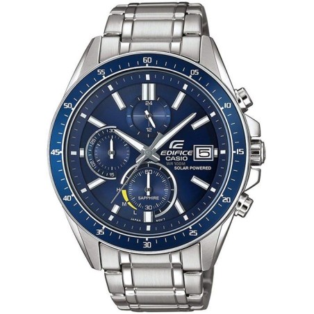 Montre en acier inoxydable EDIFICE - CASIO - Gris - Quartz - Verre sap