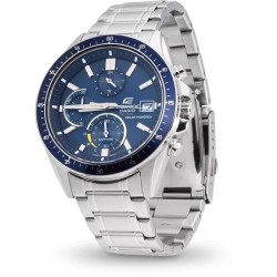 Montre en acier inoxydable EDIFICE - CASIO - Gris - Quartz - Verre sap