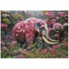 Puzzle - EDUCA - Éléphant Fleuri - 1000 pieces - 48x68 cm - Pour adu