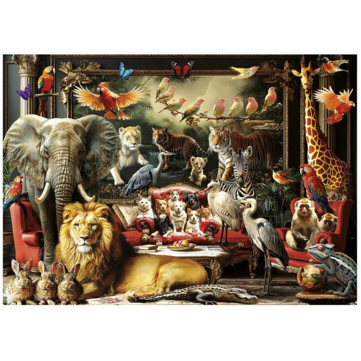 Puzzle - EDUCA - Le Manoir des Animaux - 1500 pieces - 85 x 60 cm - a partir de 15 ans Puzzle - EDUCA - Le Manoir des Animaux - 1500 pieces - 85 x 60 cm - a partir de 15 ans