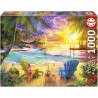 Puzzle - EDUCA - Plage d'Amour - 1000 pieces - 68x48 cm - Pour adultes