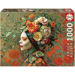 Puzzle - EDUCA - Reine Lézard - 1000 pieces - 48x68 cm - Pour adultes
