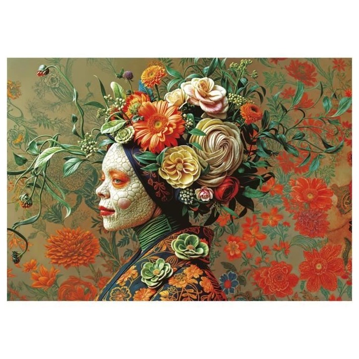 Puzzle - EDUCA - Reine Lézard - 1000 pieces - 48x68 cm - Pour adultes a partir de 12 ans