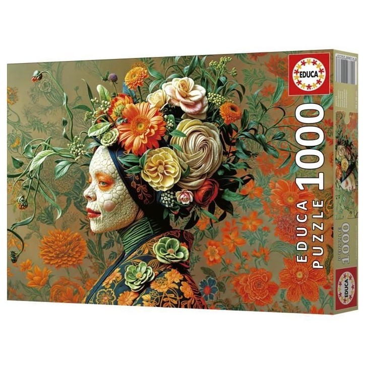 Puzzle - EDUCA - Reine Lézard - 1000 pieces - 48x68 cm - Pour adultes a partir de 12 ans