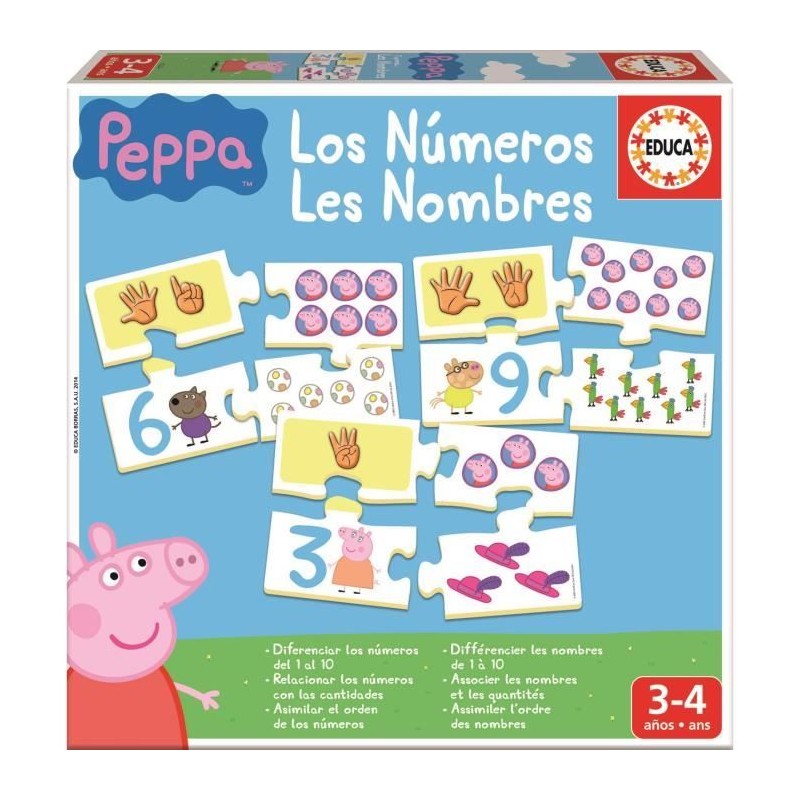 PEPPA PIG J'apprends les Nombres PEPPA PIG J'apprends les Nombres