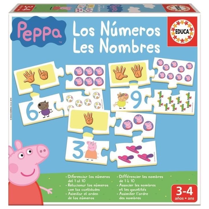 PEPPA PIG J'apprends les Nombres PEPPA PIG J'apprends les Nombres