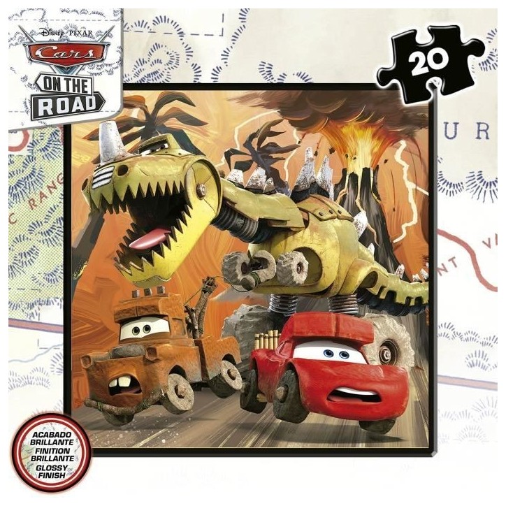 Puzzle progressif CARS - Malette de 4 puzzles - Educa - 12-16-20-25 pieces