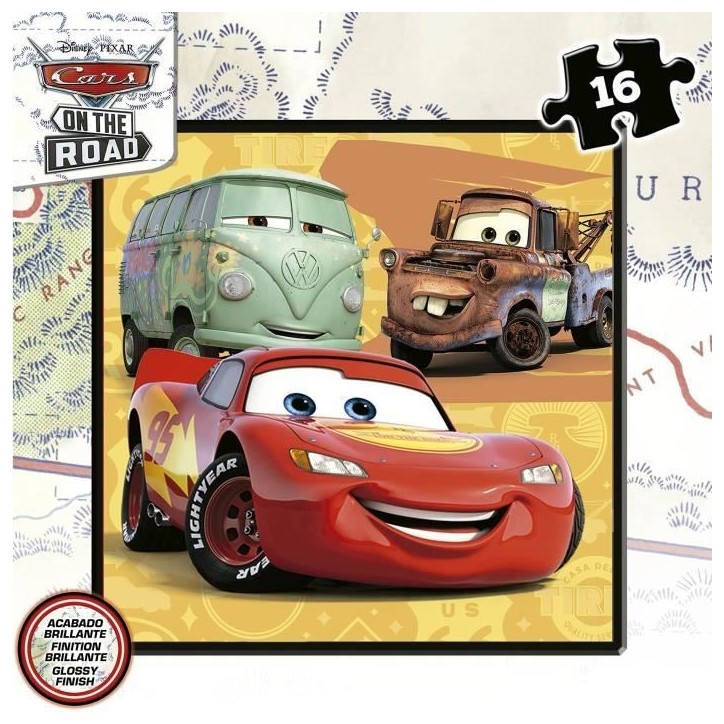 Puzzle progressif CARS - Malette de 4 puzzles - Educa - 12-16-20-25 pieces
