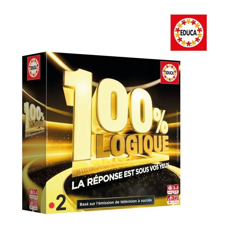 100% Logique La Réponse est sous vos yeux, Jeu de société, Adapté