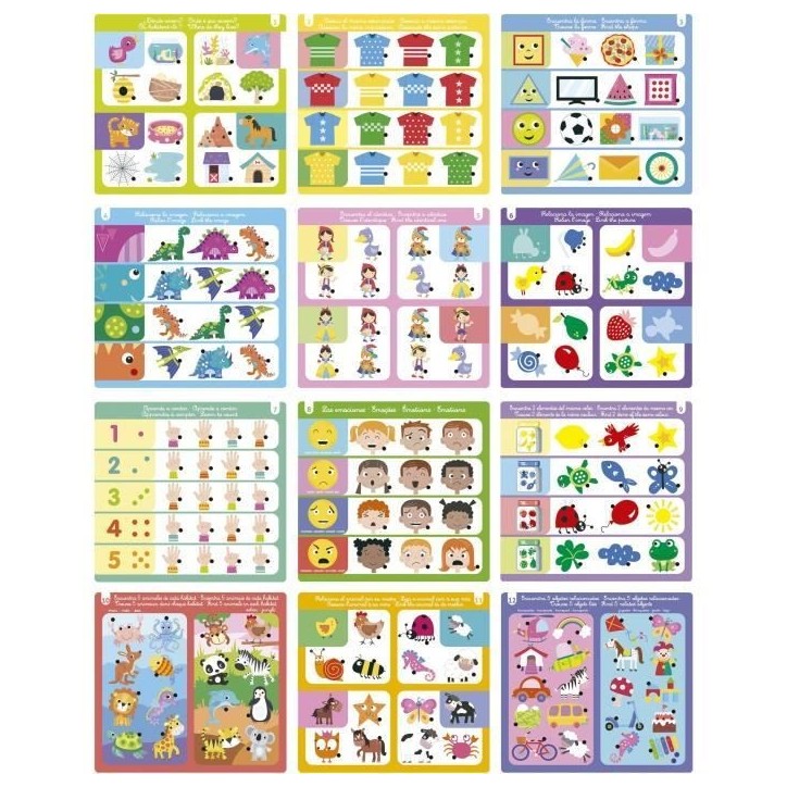 Conector Baby - Jeu éducatif - EDUCA - 65 questions, 12 themes, format livre - Des 2 ans Conector Baby - Jeu éducatif - EDUCA - 65 questions, 12 themes, format livre - Des 2 ans