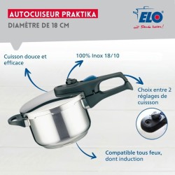 Autocuiseur - FACKELMANN - Elo Praktika - 18 cm - 2,7 litres