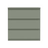 Commode - EDMORE - 3 tiroirs - Sauge - 77,2 x 42 x 79,8 cm