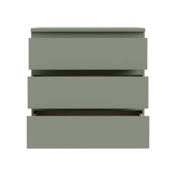 Commode - EDMORE - 3 tiroirs - Sauge - 77,2 x 42 x 79,8 cm