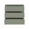 Commode - EDMORE - 3 tiroirs - Sauge - 77,2 x 42 x 79,8 cm