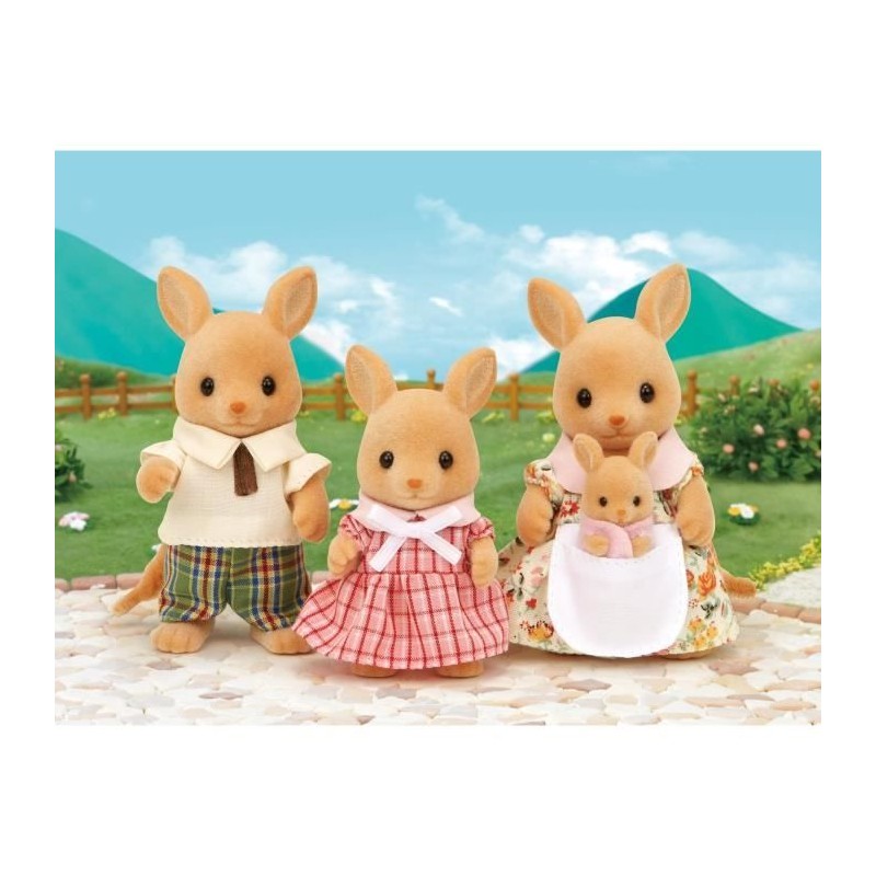 SYLVANIAN FAMILIES - Famille Kangourou - 5272 - Composée de 4 personn