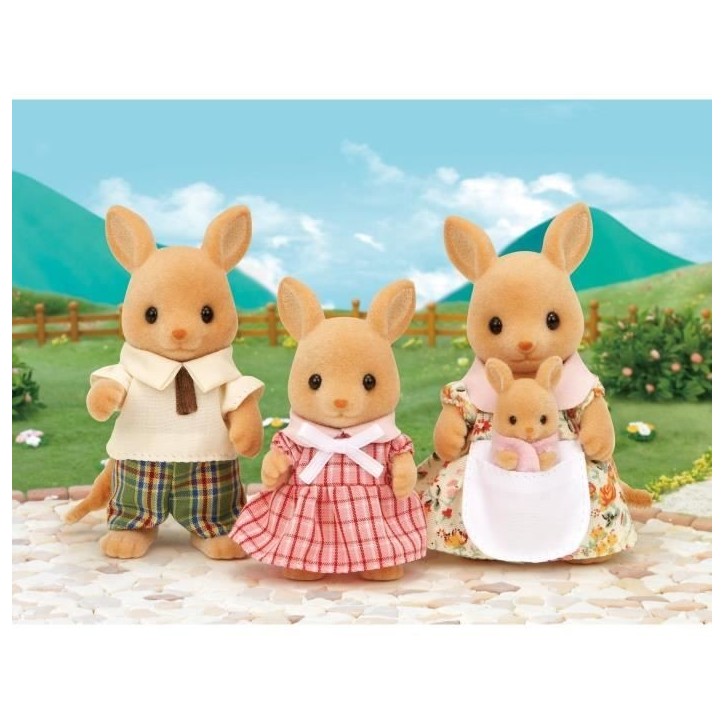 SYLVANIAN FAMILIES - Famille Kangourou - 5272 - Composée de 4 personnages - Pour enfants a partir de 3 ans SYLVANIAN FAMILIES - Famille Kangourou - 5272 - Composée de 4 personnages - Pour enfants a partir de 3 ans
