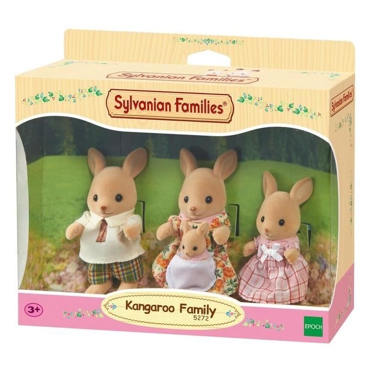 SYLVANIAN FAMILIES - Famille Kangourou - 5272 - Composée de 4 personnages - Pour enfants a partir de 3 ans SYLVANIAN FAMILIES - Famille Kangourou - 5272 - Composée de 4 personnages - Pour enfants a partir de 3 ans