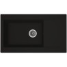 STRADOUR Evier cuisine a encastrer 1 grand bac + 1 égouttoir Einna - STRADOUR Evier cuisine a encastrer 1 grand bac + 1 égouttoir Einna -