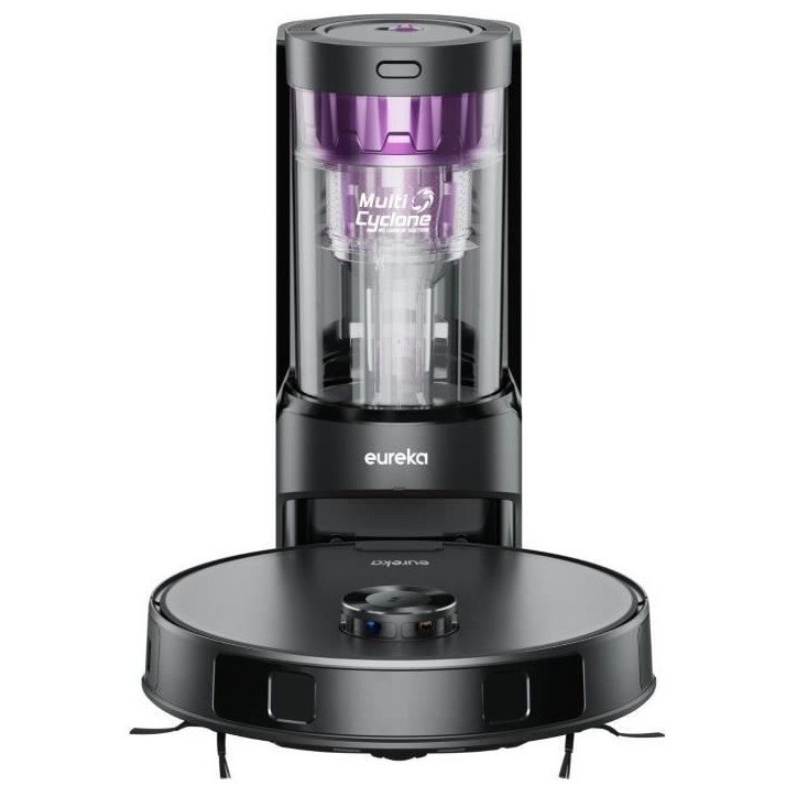 EUREKA E20 Plus - Aspirateur Robot avec Station de Vidange Automatique - 8000 Pa - Anti Enchevetrement - Évitement d'Obstacles