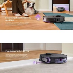 EUREKA E20 Plus - Aspirateur Robot avec Station de Vidange Automatique