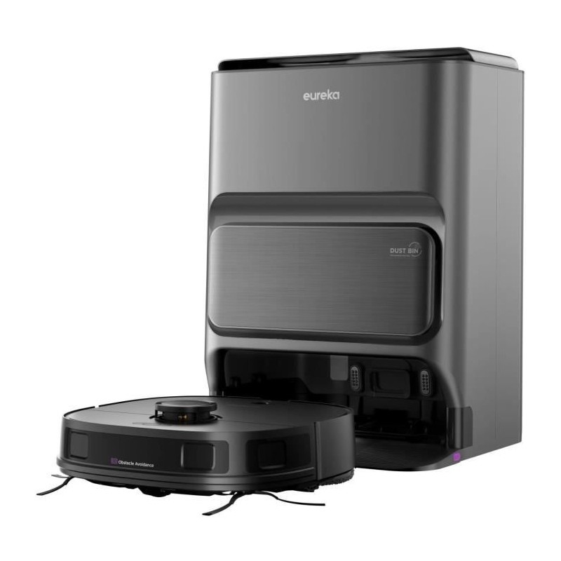 EUREKA J12 Ultra - Robot Aspirateur Laveur avec Station Automatique de