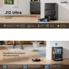 EUREKA J12 Ultra - Robot Aspirateur Laveur avec Station Automatique de