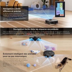 EUREKA J12 Ultra - Robot Aspirateur Laveur avec Station Automatique de