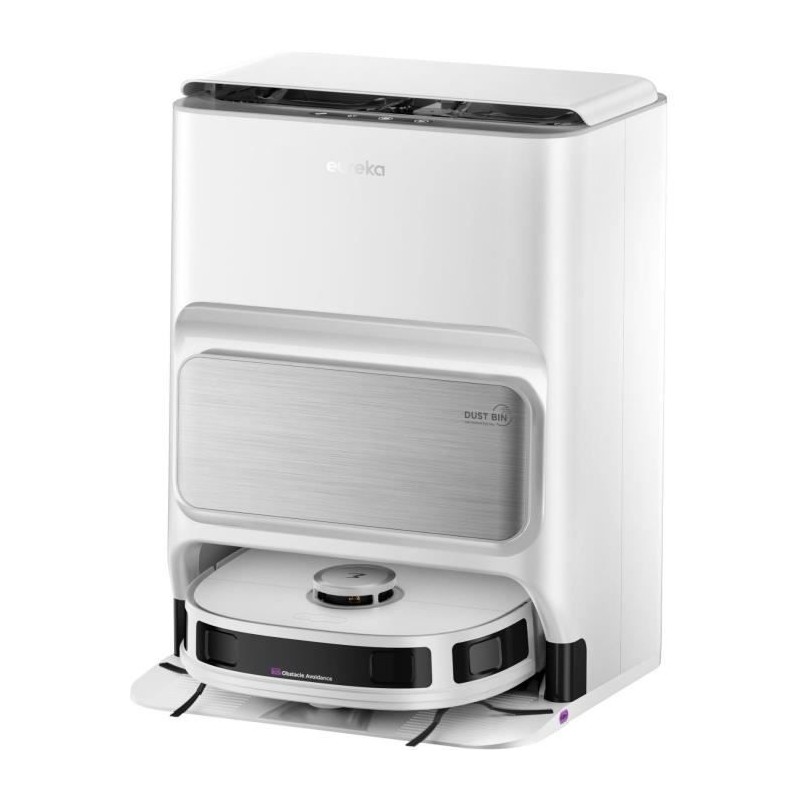 EUREKA J12 Ultra - Robot Aspirateur Laveur avec Station Automatique de
