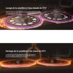 EUREKA J15 Pro Ultra - Robot Aspirateur Laveur avec Base Autonettoyant