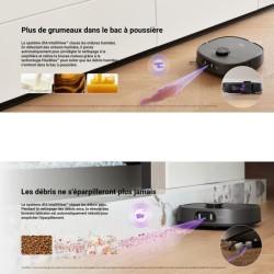 EUREKA J15 Pro Ultra - Robot Aspirateur Laveur avec Base Autonettoyant