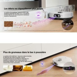 EUREKA J15 Pro Ultra - Robot Aspirateur Laveur - 16 200 Pa - Eau chaud