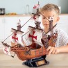 Puzzle 3D - Bateau Santa Maria - Jeu de construction - EXPLORA - 204 p Puzzle 3D - Bateau Santa Maria - Jeu de construction - EXPLORA - 204 p