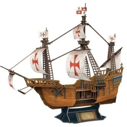 Puzzle 3D - Bateau Santa Maria - Jeu de construction - EXPLORA - 204 p