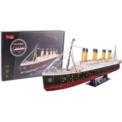 Puzzle 3D lumineux - Bateau Titanic - Jeu de construction - EXPLORA -