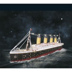 Puzzle 3D lumineux - Bateau Titanic - Jeu de construction - EXPLORA -