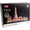 Puzzle 3D lumineux - Monuments De Paris - Jeu de construction - EXPLOR