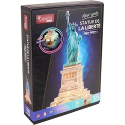 Puzzle 3D lumineux - Statue De La Liberté - Jeu de construction - EXP