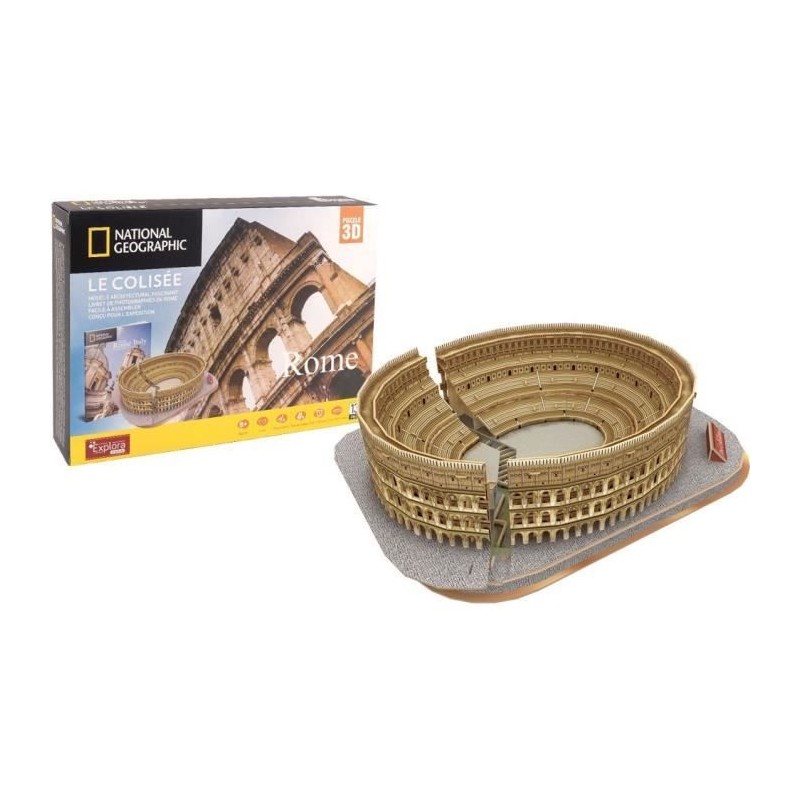 Puzzle 3D lumineux - Colisée - Jeu de construction - EXPLORA - 131 pi