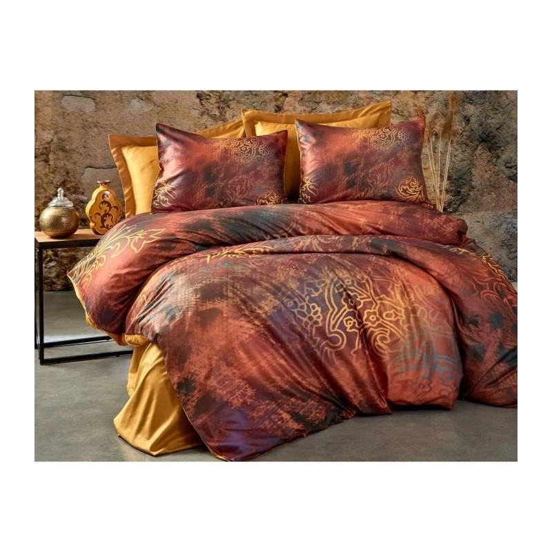 Parure de lit - 1 housse de couette 220 x 240 cm + 2 taies d'oreiller Parure de lit - 1 housse de couette 220 x 240 cm + 2 taies d'oreiller