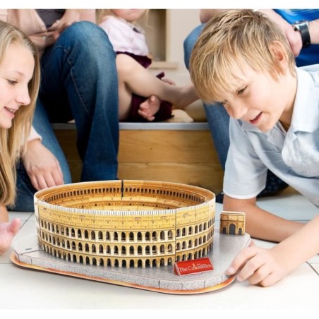 Puzzle 3D lumineux - Colisée - Jeu de construction - EXPLORA - 131 pieces - Des 8 ans